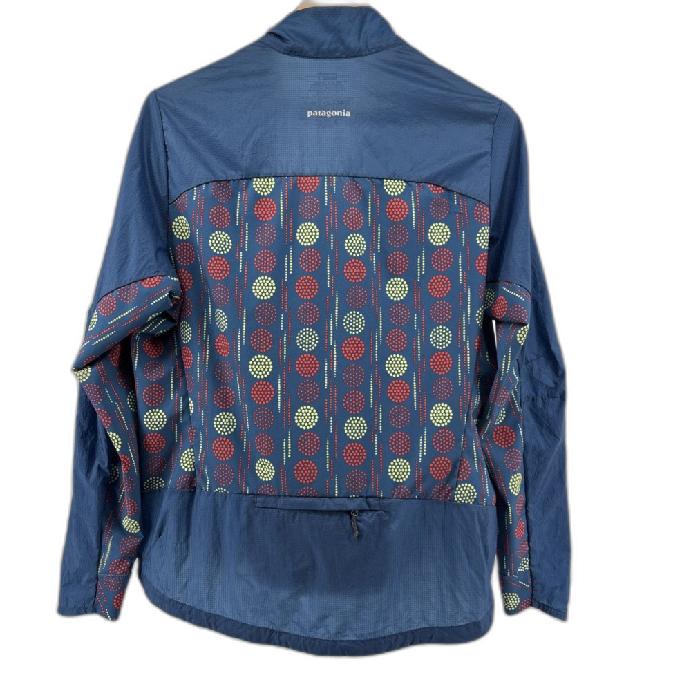Patagonia Women’s L W’s Nine Trails Jacket Lightweight Running Hiking 25025 Blue - Picture 4 of 7